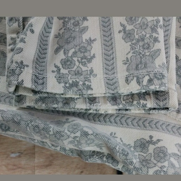 Current/Elliot skinny ankle grey floral jeans - Picture 6 of 8